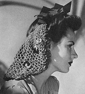 Bow Snood Pattern #1152