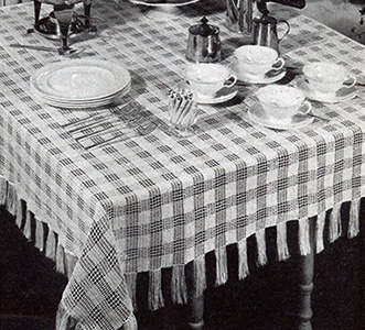 Chequers Tablecloth #7616 Pattern