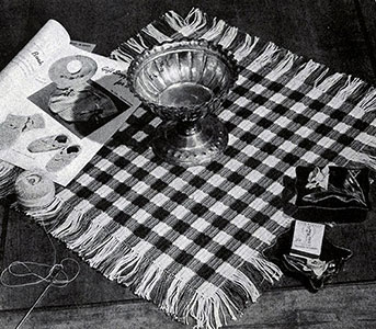 Checkerboard Placemat Pattern