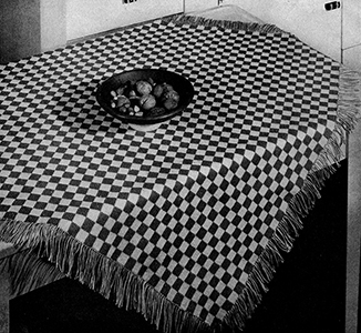 Kitchen Checks Tablecloth Pattern #7618