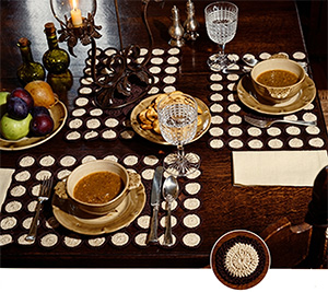 Peasant Polka Luncheon Set Pattern #7624
