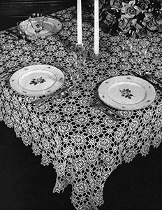 Candleglow Tablecloth Pattern #7645