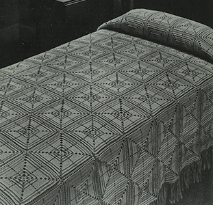 Crochet Bedspread Pattern #6131