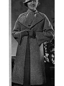 Tweed Mixture Topcoat Pattern #17