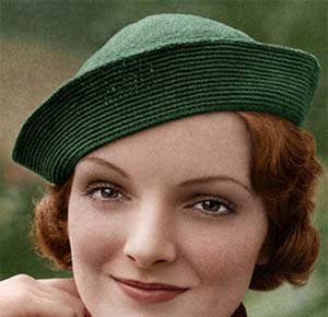 Off-the-Face Sailor Hat Pattern #26