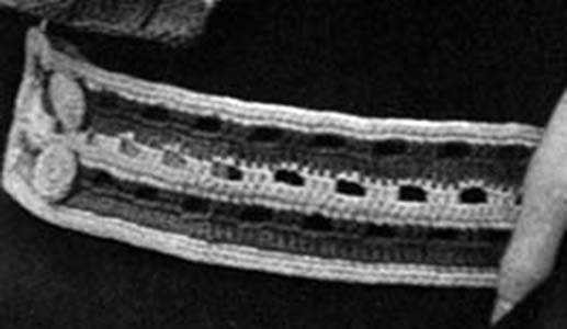 Crocheted Sport Belt Pattern #264