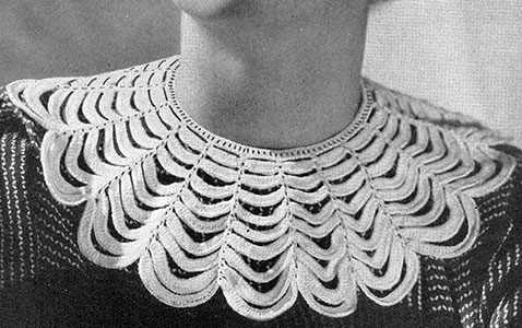 Scalloped Collar Pattern #290