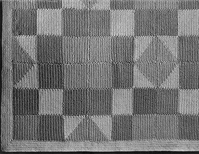 Hourglass Patchwork Bedspread Pattern #619