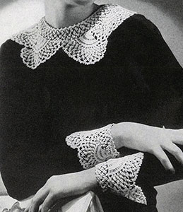 Antique Lace Collar and Cuffs Pattern #2204