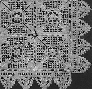 Meadow Daisy Bedspread Pattern #62