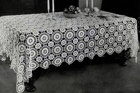 Star Wheel Tablecloth Pattern #744-H