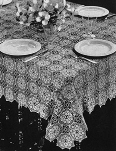 Mosaic Tablecloth Pattern #7070