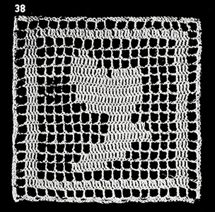 Crocheted Medallion Pattern #38