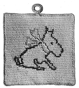 Scottie Pot Holder Pattern #211