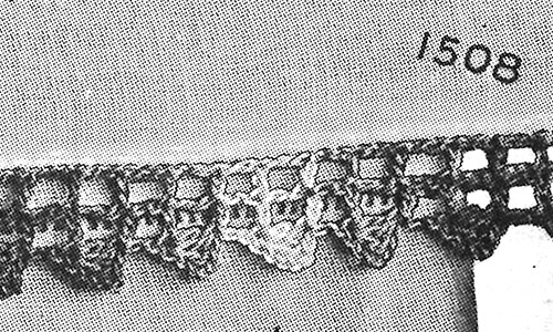 Crocheted Edging Pattern #1508