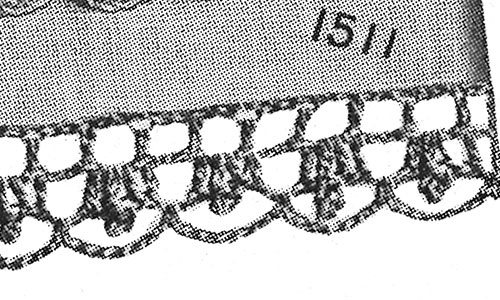 Crocheted Edging Pattern #1511