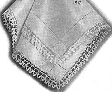 Crocheted Edging Pattern #1512