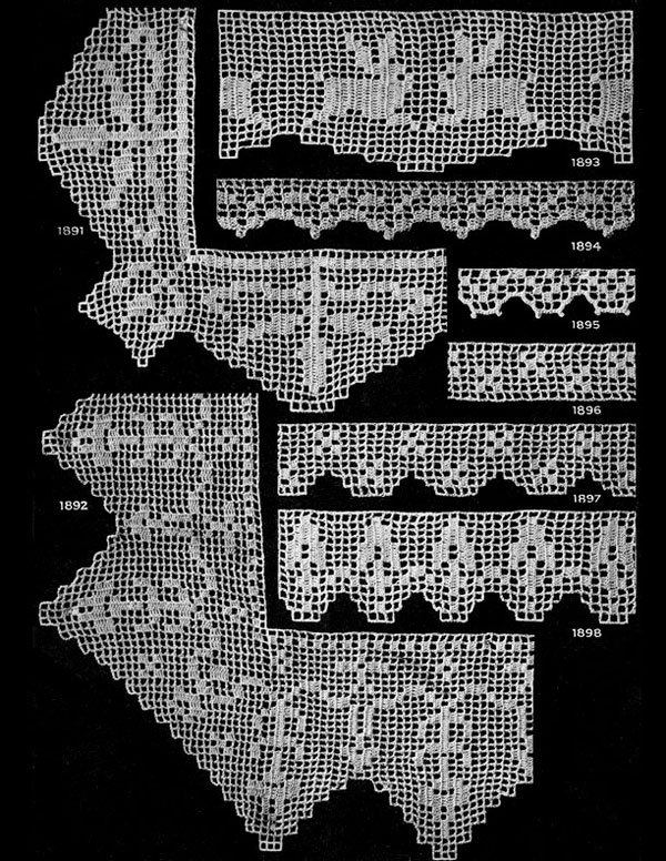 Filet Crochet Edging Patterns