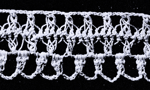 Hairpin Lace Edging Pattern #1852