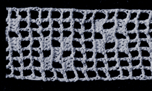 Filet Crochet Edging Pattern #1896