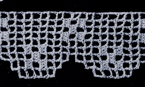 Filet Crochet Edging Pattern #1897