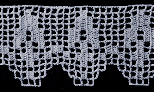 Filet Crochet Edging Pattern #1898