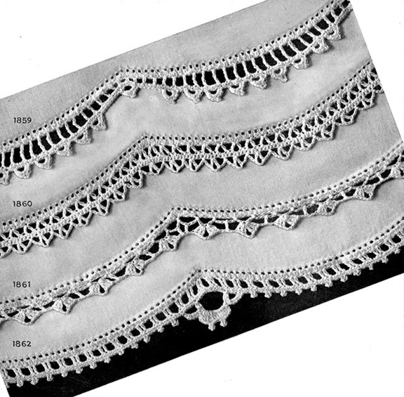 Crochet Trousseau Edging Patterns