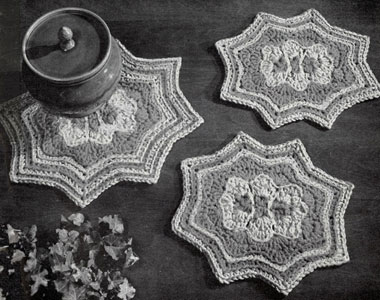 Crocheted Hot Plate Mats Pattern