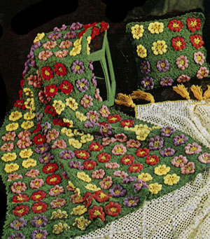 Charleston Garden Flower Afghan Crochet Pattern