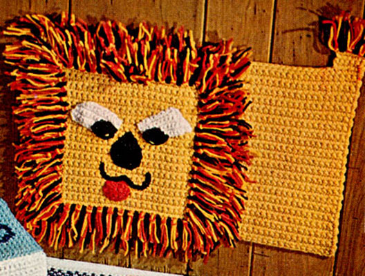 Lion Rug or Wall Hanging Pattern