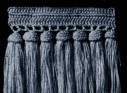 Crocheted Cap Fringe Pattern
