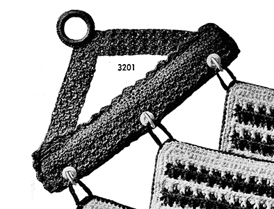 Potholder Hanger Pattern #3201