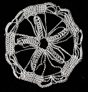 Five-Sided Wheel Medallion Pattern