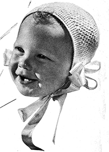 Infant's Bonnet Pattern #5323
