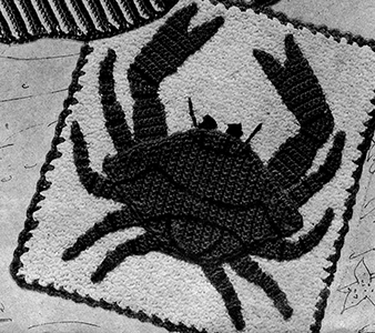 Crab Potholder Pattern #5502