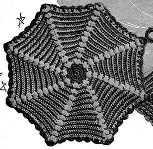 Pinwheel Potholder Pattern #5522