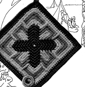 Navajo Potholder Pattern #5524