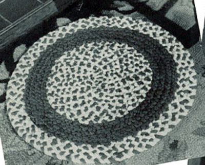 Circular Braided Rug Pattern