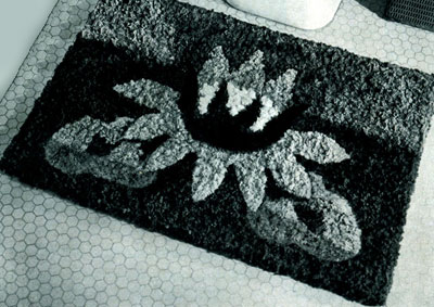 Water Lily Rug Pattern