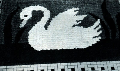 White Swan Rug Pattern