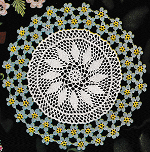 Forget-Me-Not Doily Pattern #6403