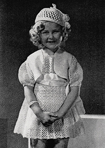Child's Dress, Bolero and Hat Pattern #600
