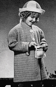 Child's Coat, Hat and Bag Pattern #604