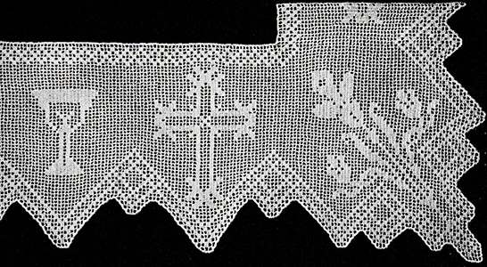 Altar Lace in Filet Crochet Pattern #790