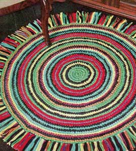 The Crocheted Round Rug Pattern Crochet Patterns