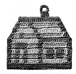 Crocheted Cottage Pot Holder Pattern