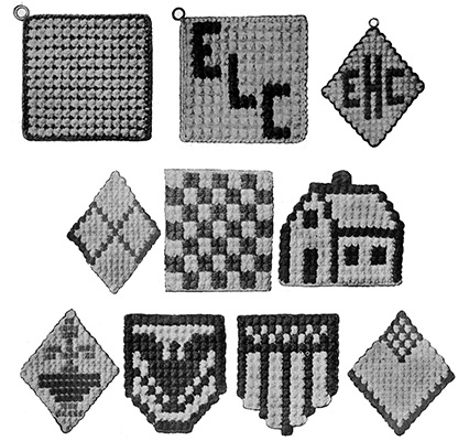 Puff Stitch Pot Holder Patterns