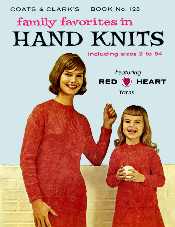 Family Favorites in Hand Knits | Coats & Clark's Book No. 123