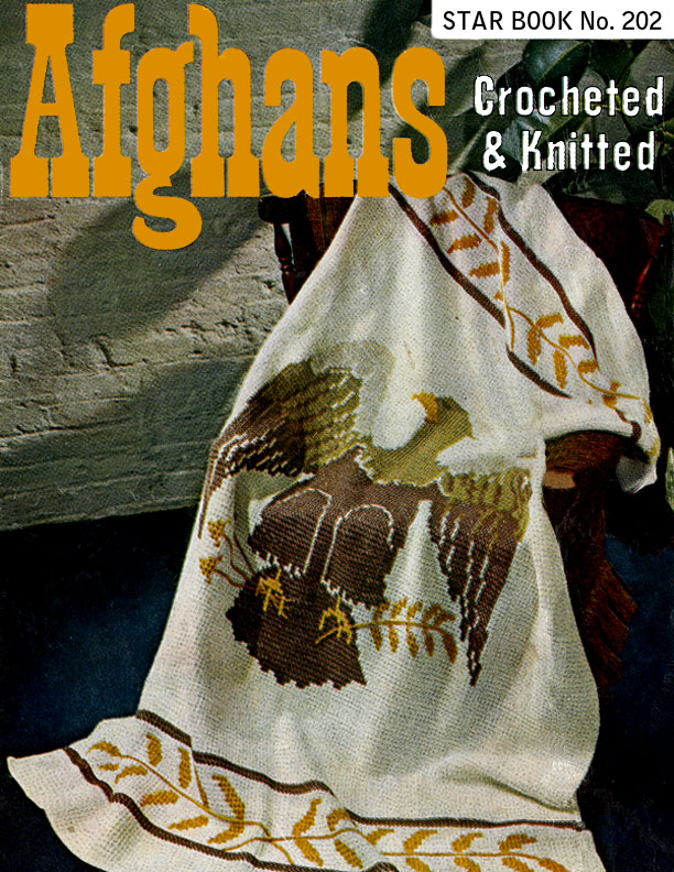 Afghans Crocheted & Knitted | Star Book No. 202