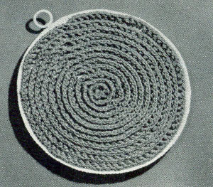 Circular Potholders  The Caped Crocheter